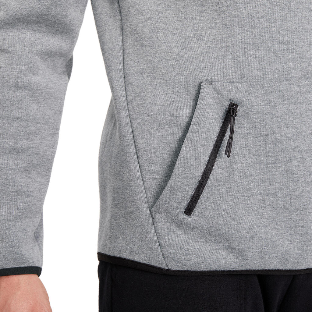 Spacer Gym & Pilates Hoodie Sweatshirt - Medium Grey